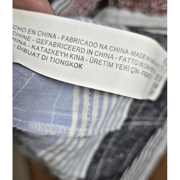 ZARA Boho Smocked Embroidered Midi Dress M Tassel Trim Multicolor Stripe Resort - Picture 11 of 16